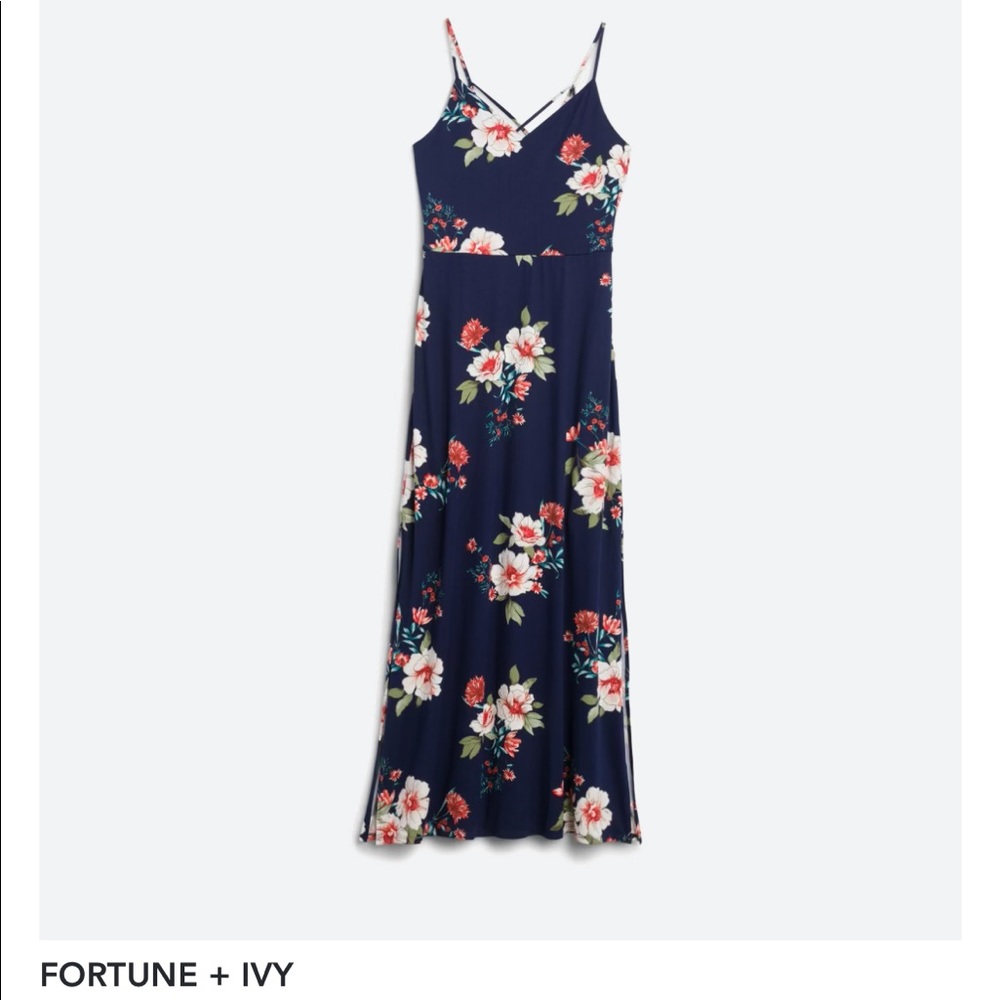 NWT Fortune + Ivy Maxi Dress